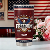 Custom Name 250 Years of Freedom America 1776–2026 Anniversary Fat Tumbler CH07 910552