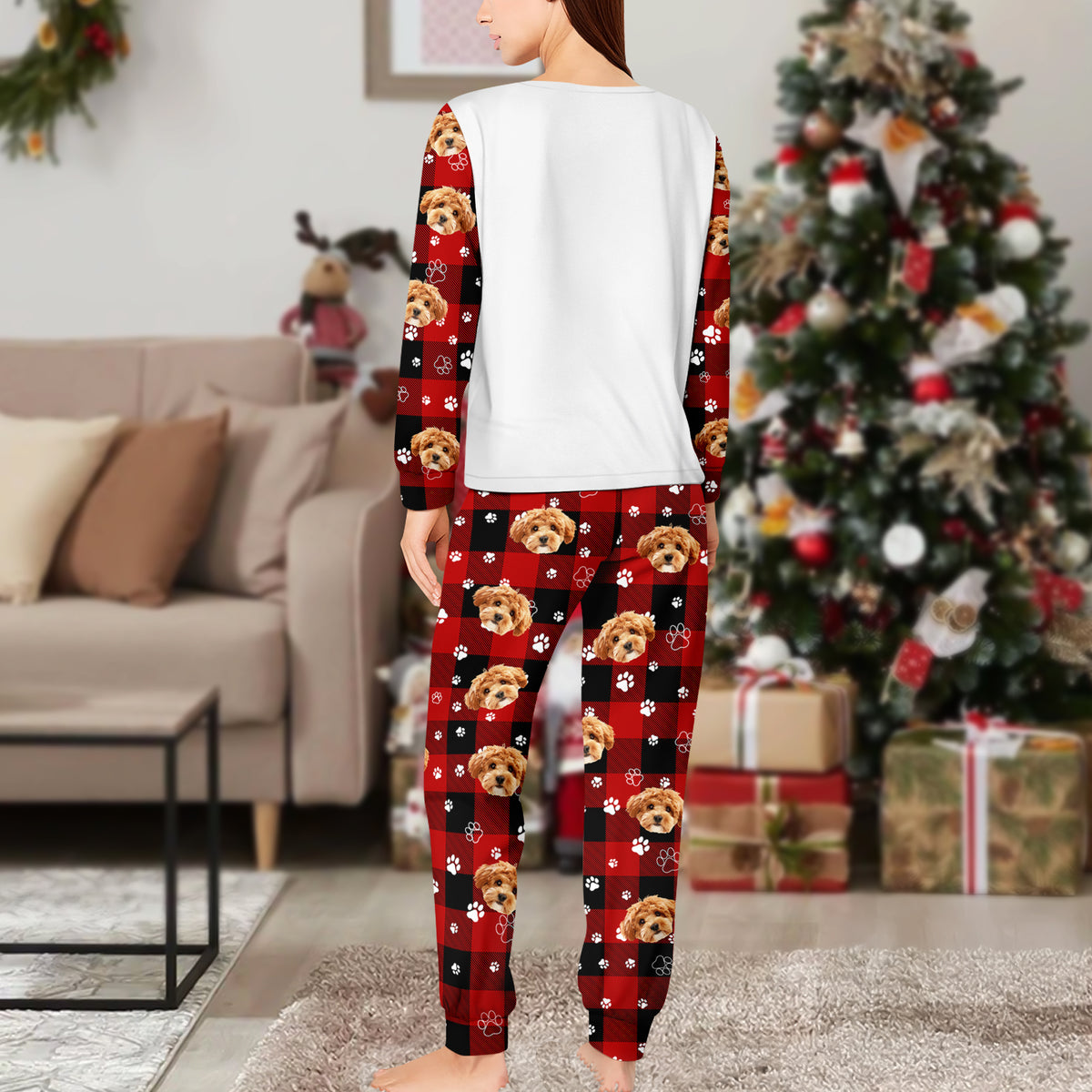Admit it Life Would be Boring Without Me Custom Dog Photo Christmas Sleepwear CH07 899022