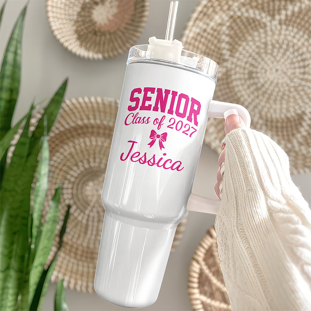 Personalized Name Senior Class of 2027 Tumbler 40oz Senior Gift HA75 919102