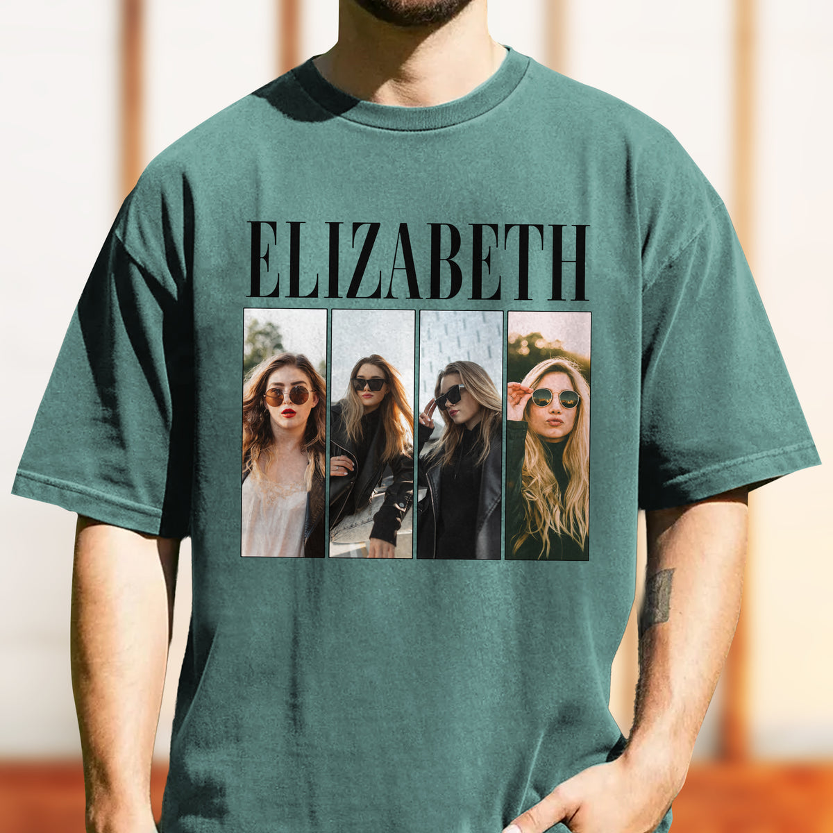 Custom Photo Bootleg Comfort Color Shirt Personalized Vintage Shirt CH07 899374