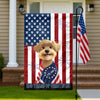 Personalized My Dog Loves America 250 Patriotic Garden Flag HA75 920214