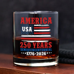 America 250 Years Semiquincentennial Whiskey Glass TH10 894671