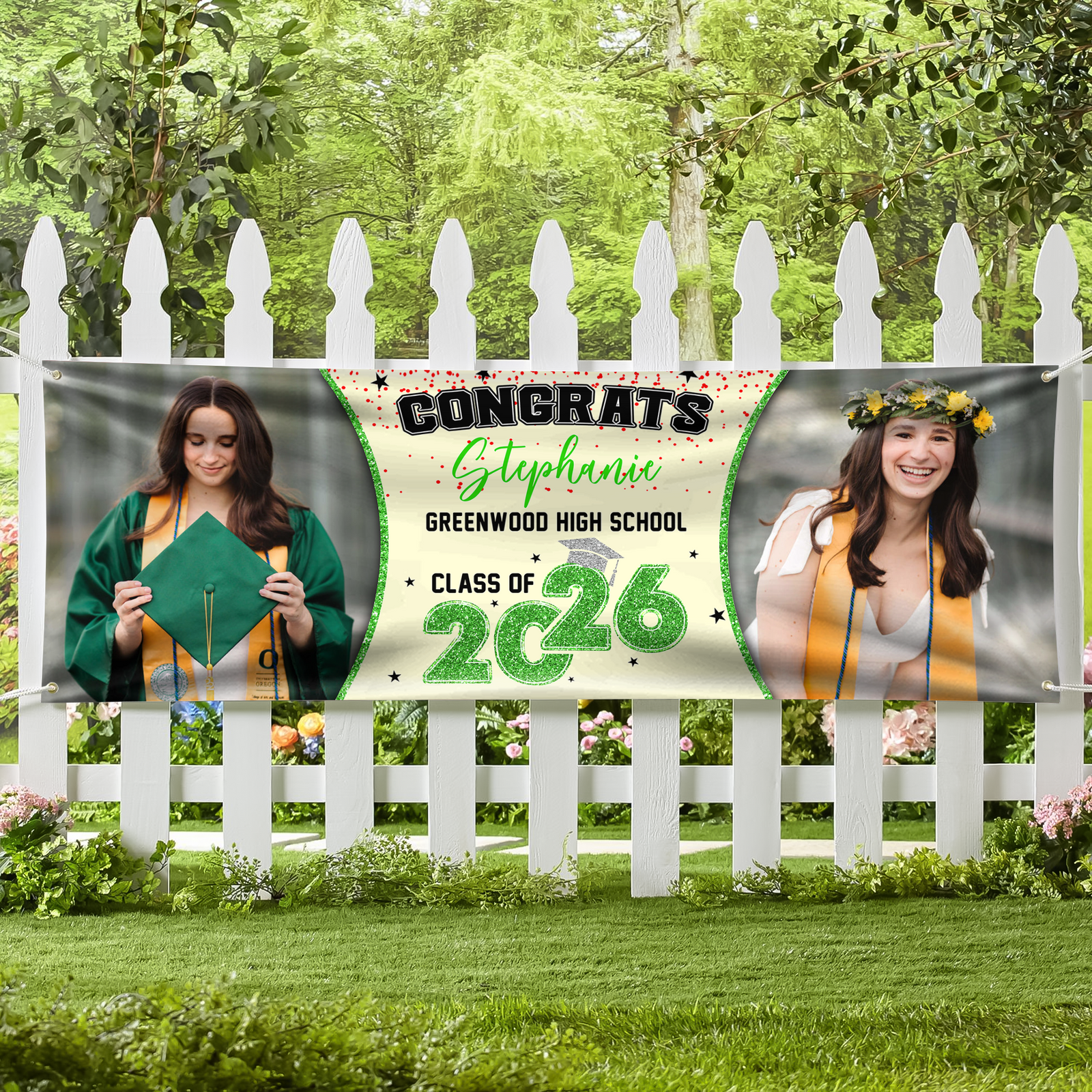 Custom Photo Class of 2026 Personalized Banner Graduation Day Gift CH07 895316