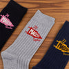 Personalized Mascot Embroidered Socks, Custom Name & Number School Spirit Socks, Team Mascot Gift for Students HO82 903480