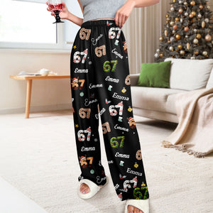 Custom Name Gen A Six Seven - 67 Meme Personalized  Sweatpants Christmas Gift HA75 898542