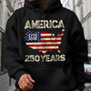 250 Years America Anniversary 250th Independence Day Dark Shirt HA75 897364