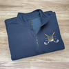 Personalized Golf Club Name Embroidered Golf Quarter Zip Sweater Golfers and Coaches Gift CH07 910002
