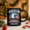250 Years of America Independence Eagle - July 4th 2026 Black Mug LM32 895249