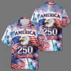 Celebrating 250th Anniversary United States Hawaiian Shirt 4th of July Gift CH07 910406