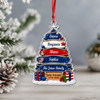 Custom Family Name Christmas Tree Ornament US 250 Years 1776-2026 Patriotic Acrylic Ornament TH10 170789