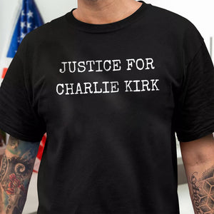 Justice For Charlie Kirk Dark Shirt HO82 65762