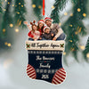 Custom Family Photo Christmas Stocking Acrylic Ornament, Personalized Holiday Keepsake LM32 669867
