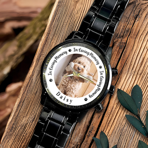 Custom Pet Memorial Photo - Personalized Men's Watch Gift For Dog Cat Lovers TH10 894261