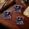 Faith, Family & Freedom 250 Years of America Patriot Eagle Acrylic Pin LM32 899525