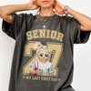 Senior 2027 My Last First Day Custom Photo Comfort Shirt CH07 180308