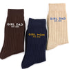 Personalized Girl Dad Embroidered Socks for Dad, Father’s Day Gift from Daughter HO82 903510