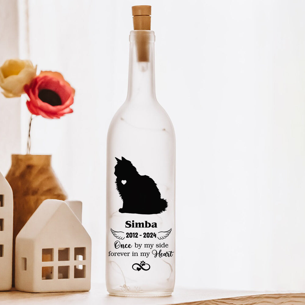 One By My Side, Forever In My Heart Memorial Bottle Lamp TH10 892541