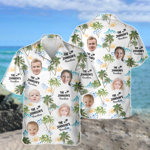 Custom Photo Family Vacation Family Trip - Personalized Hawaiian Shirt LM32 893715