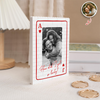 Custom Couples Photo King And Queen Lucky To Love You Building Brick Block TH10 170335