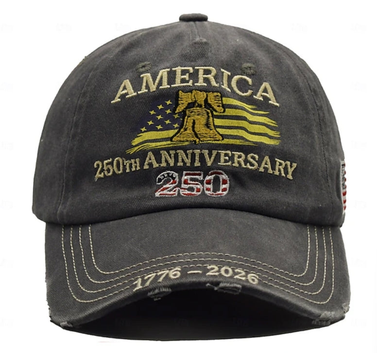 Bald 250th Anniversary 1776 2026 USA Embroidered Cap LM32 669027