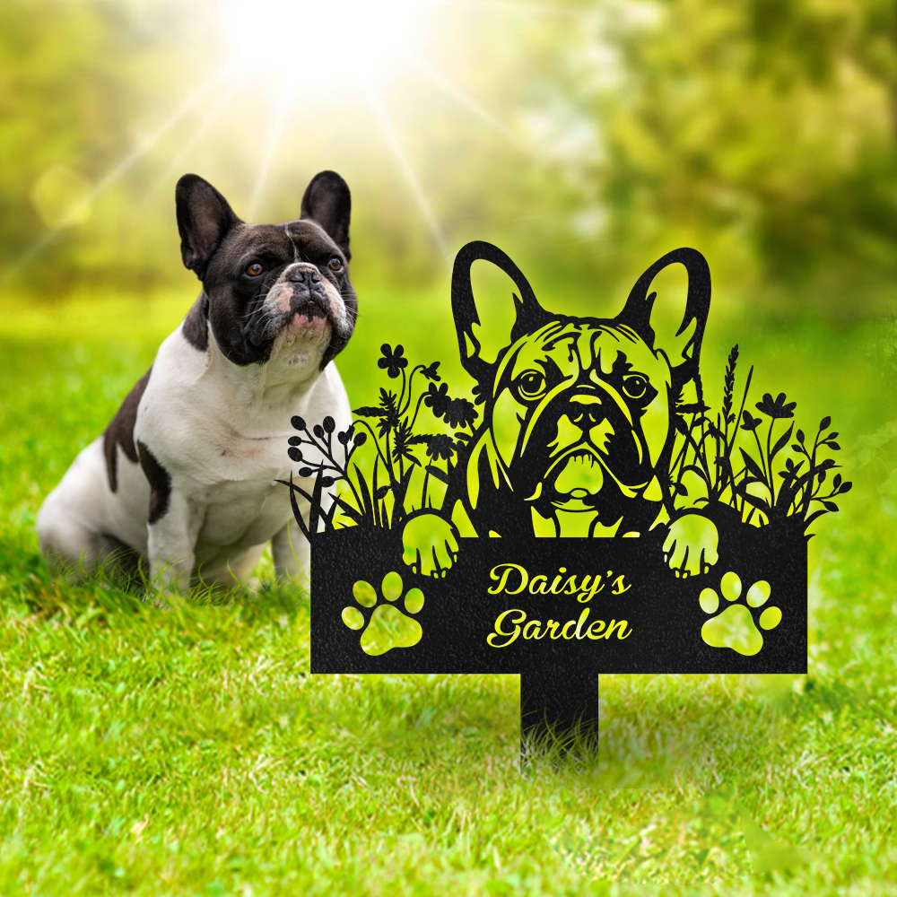Personalized Dog Garden Stake Funny Gift For Dog Lovers CH07 896176