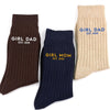 Personalized Girl Dad Embroidered Socks for Dad, Father’s Day Gift from Daughter HO82 903510