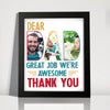 Custom Dog Cat Photo Dear Dad Great Job We're Awesome Thank You Picture Frame Gift For Dog Cat Dad HO82 893998