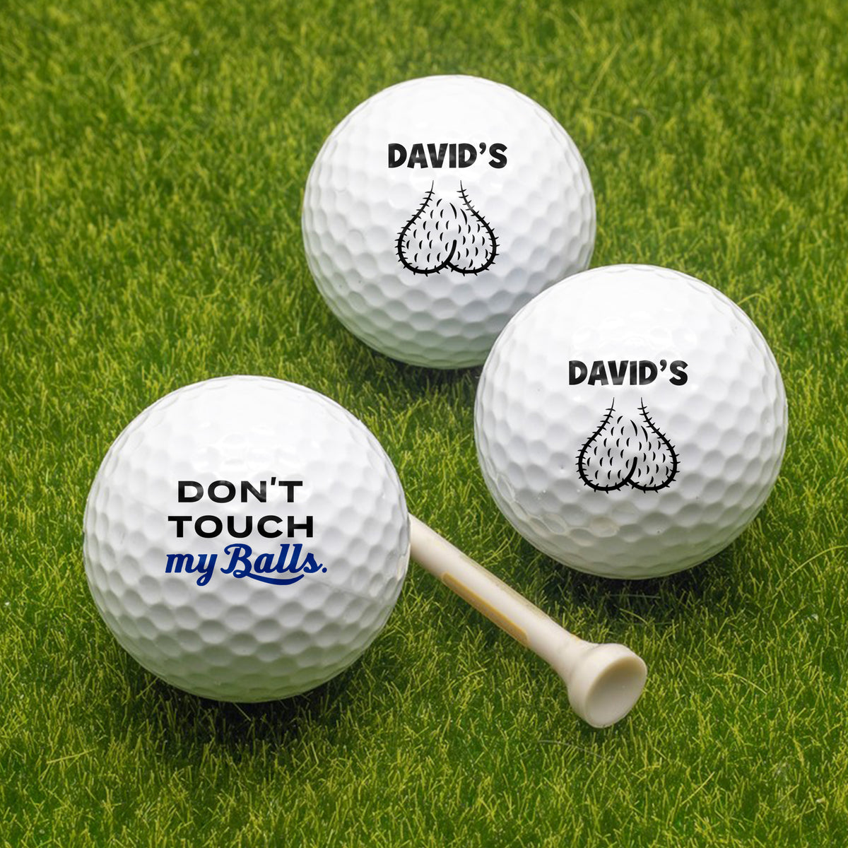 Custom Name Don't Touch My Ball Golf Ball Gift For Golf Lover TH10 898289