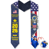 Custom Photo Nationality Republic - Class of 2026 Graduation Stole LM32 897973
