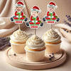 Custom Photo Santa Baby Christmas Cupcake Toppers LM32 893913