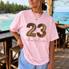 Custom Football Number & Name Faux Patchwork Comfort Shirt HO82 903354