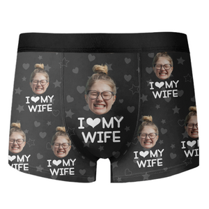Custom Photo I Love My Girlfriend Boyfriend Boxer Valentines Gift For Him Her Husband Wife HO82 900708