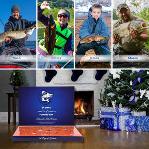 Christmas Countdown - 24 Days Fishing Advent Calendar Gift For Fishing Lovers HO82 900528