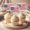 USA 250th Anniversary 1776–2026 Cupcake Topper HA75 898838