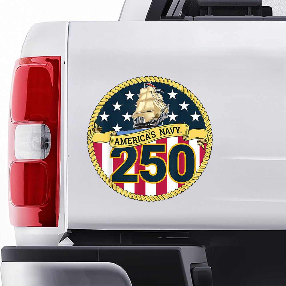United States Navy 250th Car Sticker HO82 900736