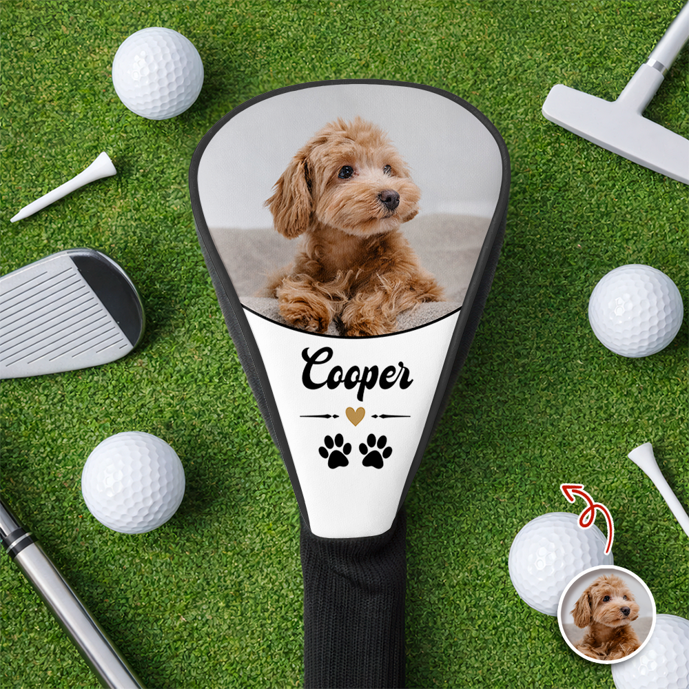 Custom Photo Dog Cat Golf Club Head Cover Father's Day Gift For Golf Lovers HA75 921258