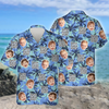 Custom Photo Best Dad Ever Tropical Pattern Hawaiian Shirt - Personalized Gift for Dad CH07 911568