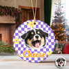 Personalized Pet Photo Christmas Ceramic Ornament Gift For Pet Lovers HO82 903320