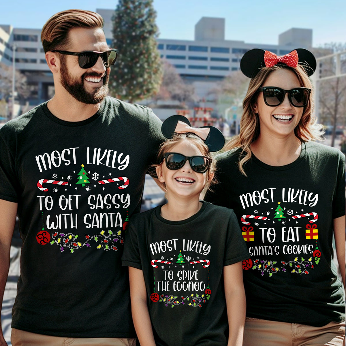 Most Likely To Christmas Family Matching Shirt Funny Gift For Family CH07 899348