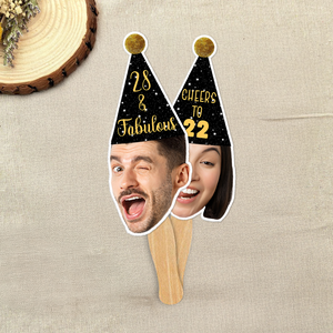 Custom Face Photo Fans Personalised Birthday Gift Party Decor HO82 893880
