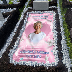 Custom Photo Always In Our Hearts, Never Forgotten Grave Blanket LM32 893235