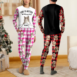 Custom Photo Life Is Better With My Dog Personalized Sleepwear Gift For Pet Lovers CH07 899112