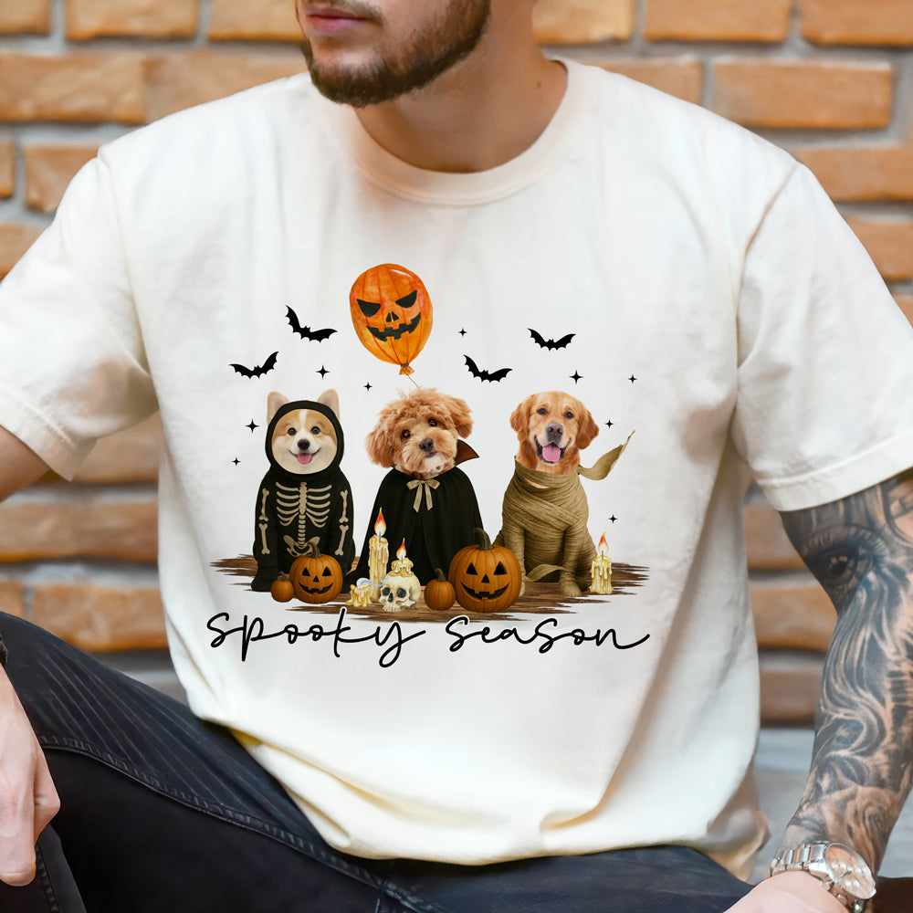 Custom Photo Spoky Season Comfort Shirt For Halloween TH10 896129