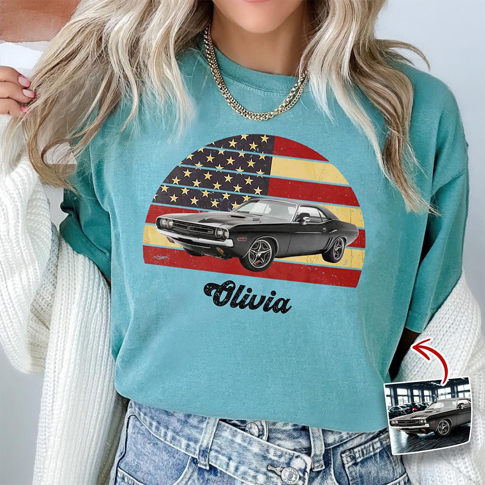 Custom Photo Vintage Retro Car Comfort Shirt TH10 896141