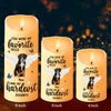 Custom Photo You Were My Favorite Hello and My Hardest Goodbye Led Candle CH07 895718