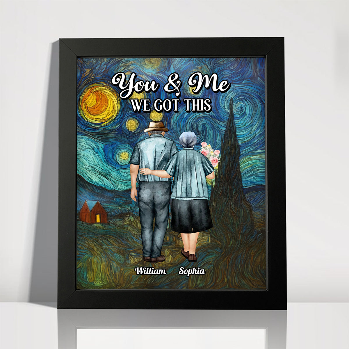 You & Me We Got This Starry Night Personalized Picture Frame Anniversary Gifts For Couple CH07 896492