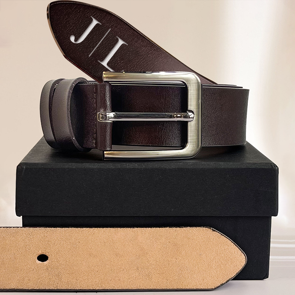 Personalized Name Engraved Leather Belt Gift For Boyfriend, Husband TH10 898277