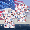 Custom Photo Best Dad Ever With American Flag Hawaii Shirt LM32 668905