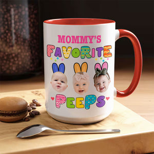 Custom Photo Favorite Peep For Easter Day Accent Mug TH10 892447