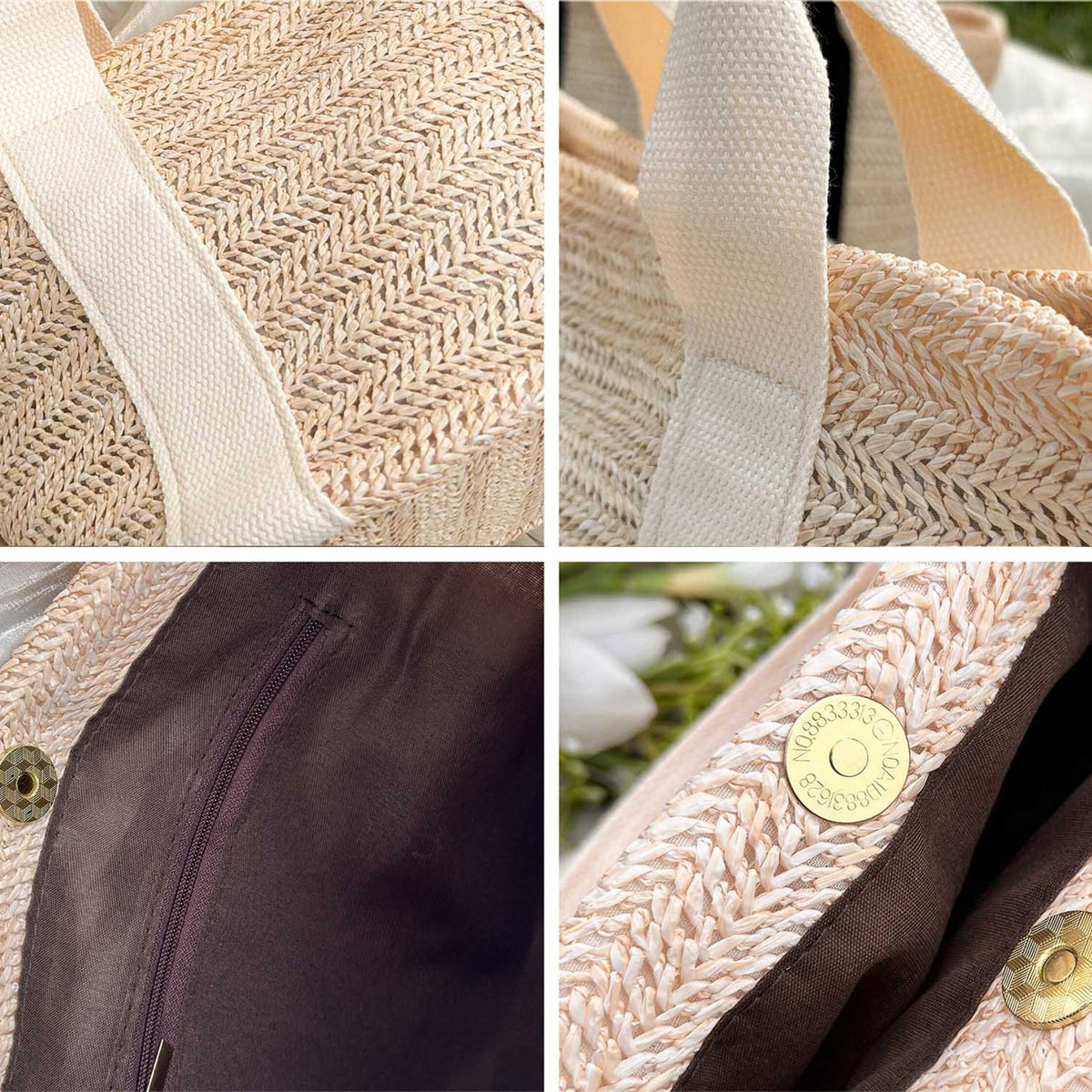 Custom Name Burlap Tote Bag - Summer Gift For Women, Mother's Day, Wife, Girlfriend HO82 902012